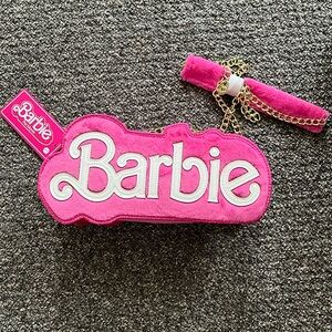 Barbie fuzzy crossbody